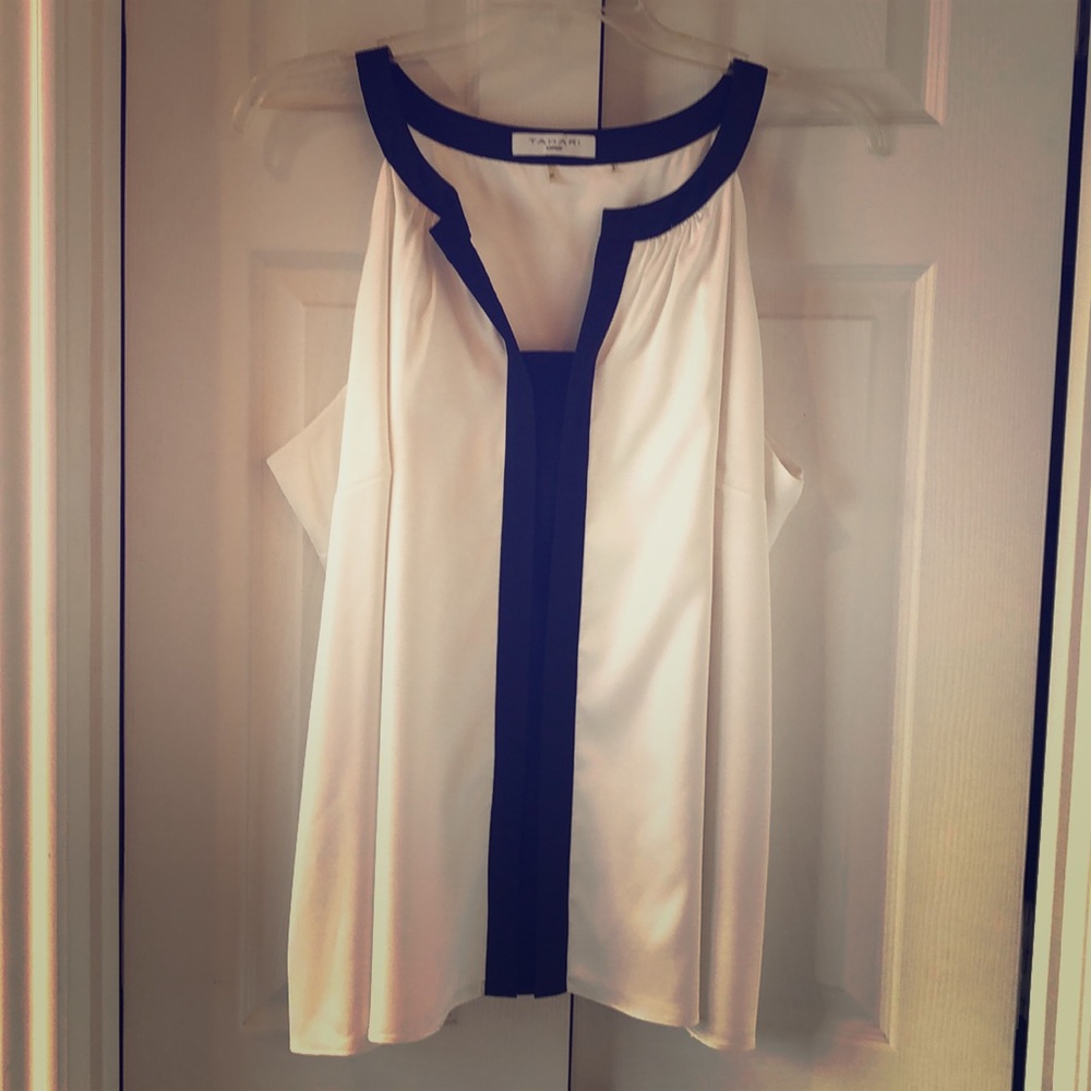2X Tahari silk blouse